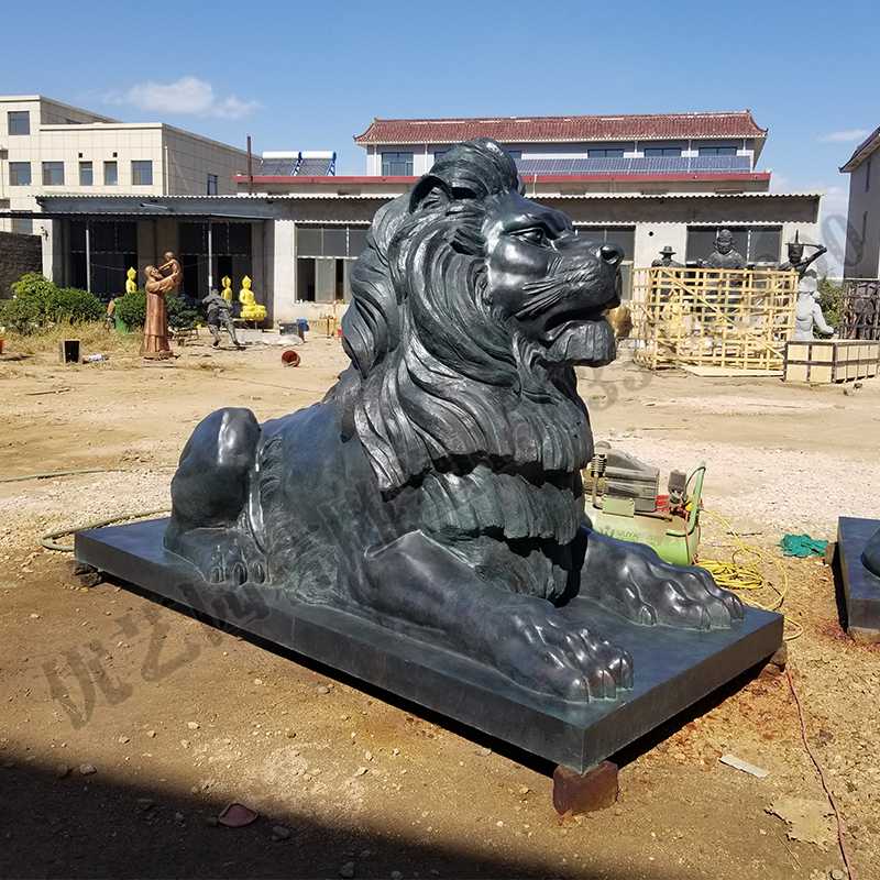 匯豐銅獅子，銅雕塑廠家，歐式銅獅子，銀行銅獅子雕塑