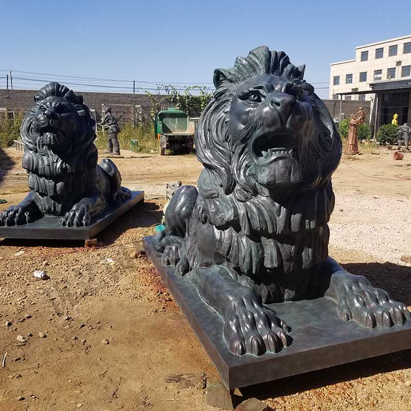 匯豐銅獅子，銅匯豐獅子，銅雕塑廠家，銅獅子廠家
